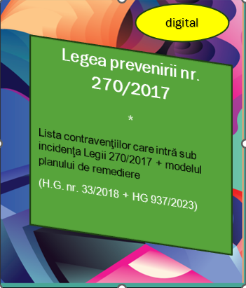Legea prevenirii nr. 270/2017 (act. 6 oct. 2023)